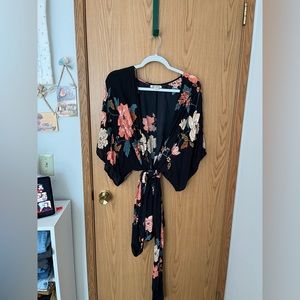 Billabong | floral beach coverup